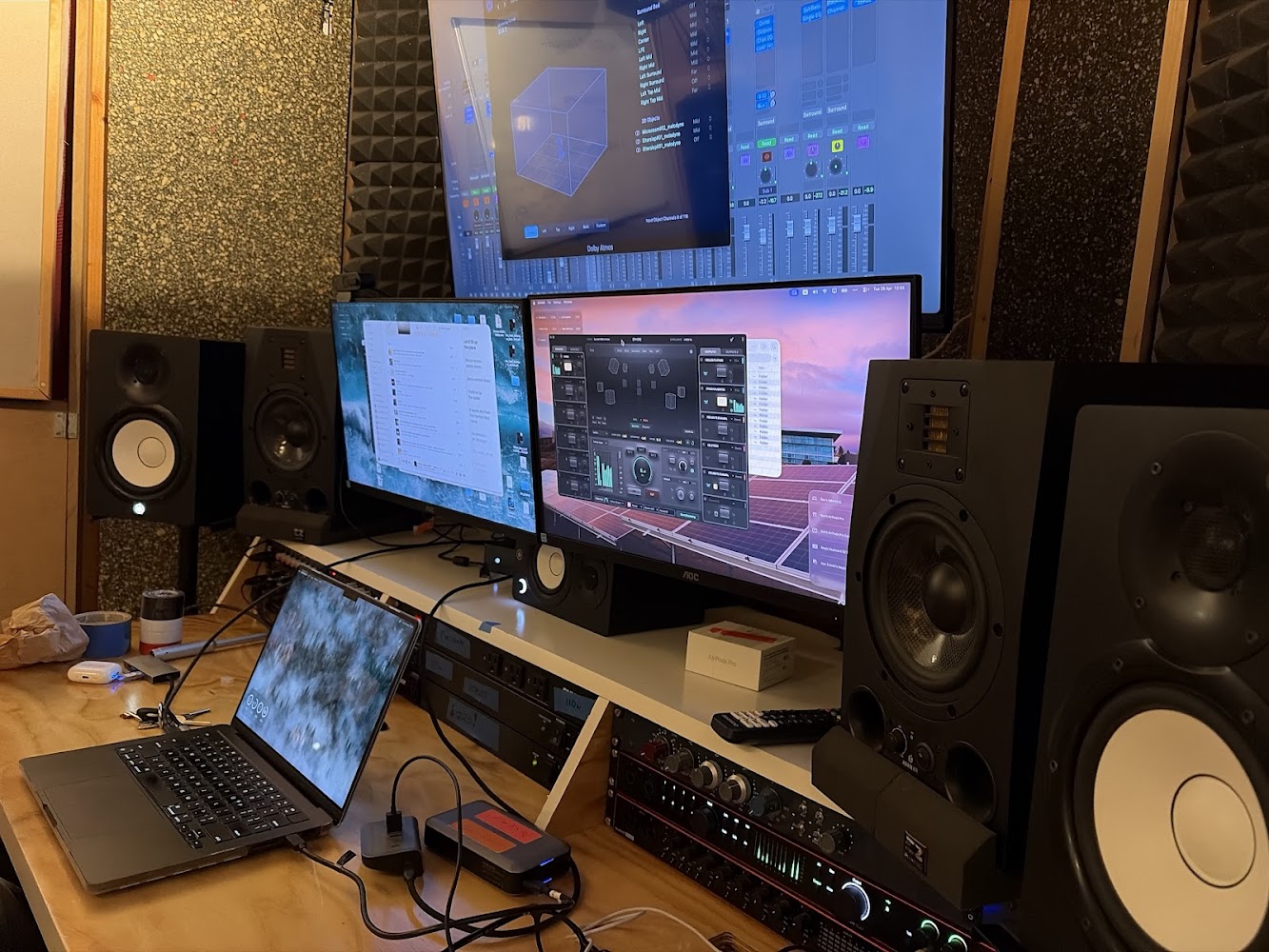 Frame & Frequency recording session